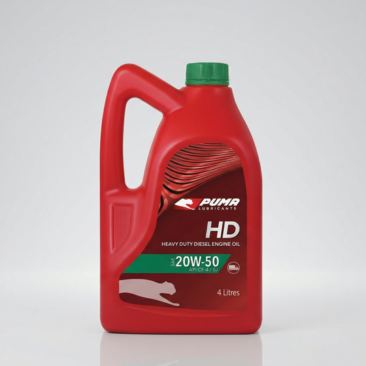 Puma Motor Oil (HD) | SAE 20W-50 | CF-4 | Diesel Engine Oil | 4L