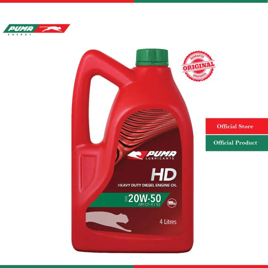 Puma Motor Oil (HD) | SAE 20W-50 | CF-4 | Diesel Engine Oil | 4L