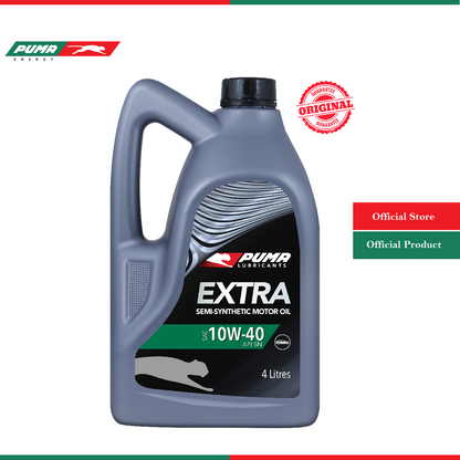 Puma Motor Oil (Extra) | SAE 10W-40 | Semi-Synthetic | Petrol Engine Oil | 4L