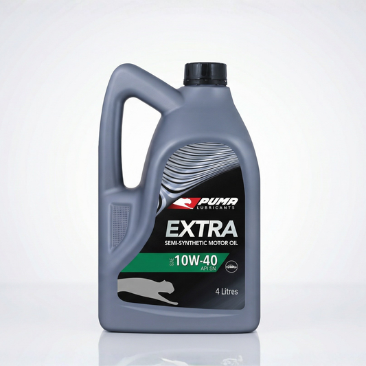 Puma Motor Oil (Extra) - SAE 10W-40 - Semi-Synthetic - Petrol Engine Oil - 4L